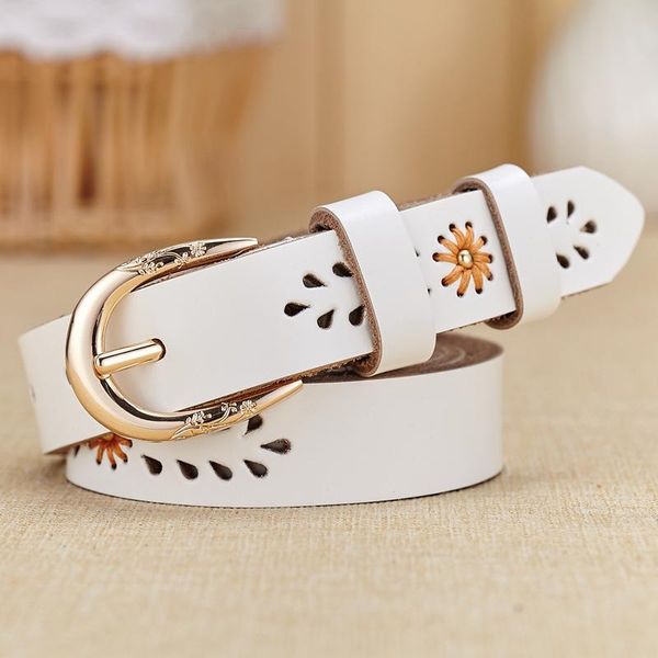 belts genuine leather women's belt female wild casual embroidery flowers jeans cowhide hollow pure color waist, Black;brown
belts genuine leather women's belt female wild casual embroidery flowers jeans cowhide hollow pure color waist, Black;brown
