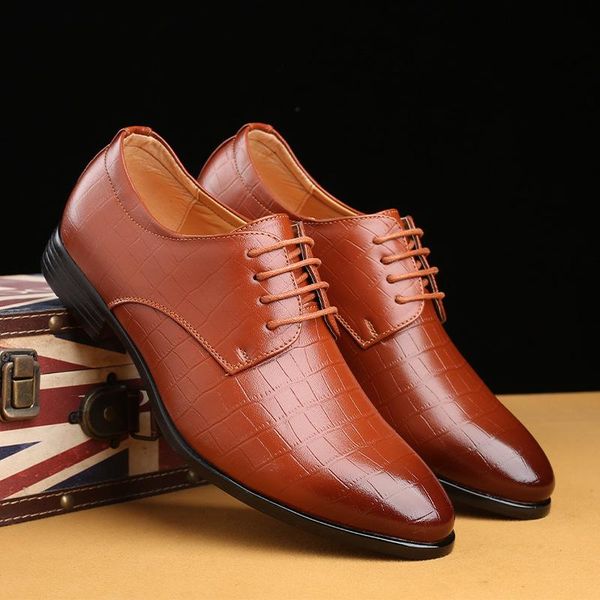 men formal shoes leather business casual dress office luxury male breathable oxfords zapatos hombre, Black
men formal shoes leather business casual dress office luxury male breathable oxfords zapatos hombre, Black