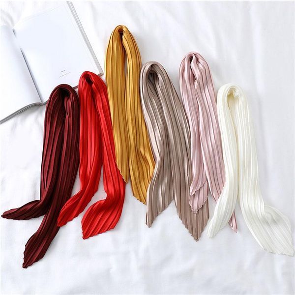 scarves scarf silk satin women summer small bag pleated neckerchief decorative headscarf crinkled square, Blue;gray
scarves scarf silk satin women summer small bag pleated neckerchief decorative headscarf crinkled square, Blue;gray