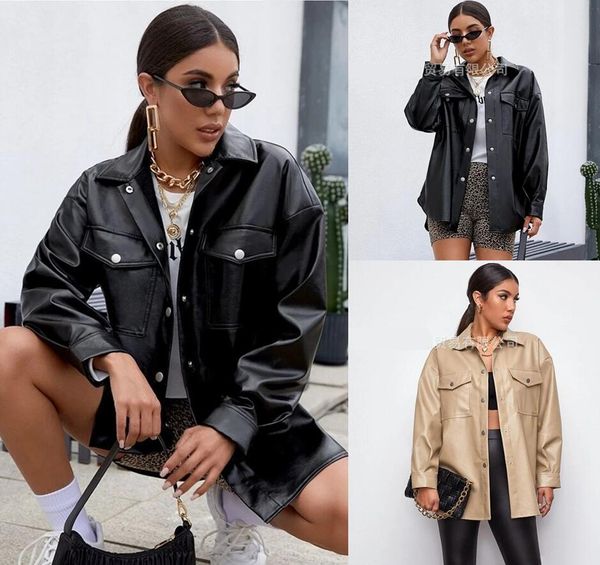 women faux leather designer jackets coats for woman loose teddy casual jacket blend outerwear streetwear punk style windbreaker hip hop plus, Black
women faux leather designer jackets coats for woman loose teddy casual jacket blend outerwear streetwear punk style windbreaker hip hop plus, Black