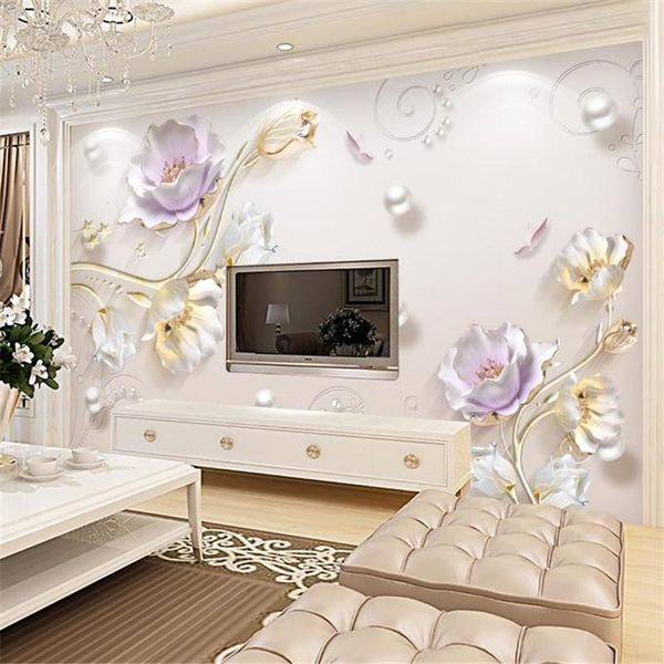 wallpapers large 3 d stereo luxury wallpaper custom wall picture living room decor tv background golden mural purple flower
wallpapers large 3 d stereo luxury wallpaper custom wall picture living room decor tv background golden mural purple flower