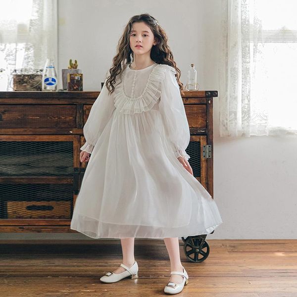 girl's dresses 4 to 14 years fall 2021 autumn girls princess dress white mesh children cute fresh clothes teen kids fashion dresses, #6, Red;yellow
girl's dresses 4 to 14 years fall 2021 autumn girls princess dress white mesh children cute fresh clothes teen kids fashion dresses, #6, Red;yellow