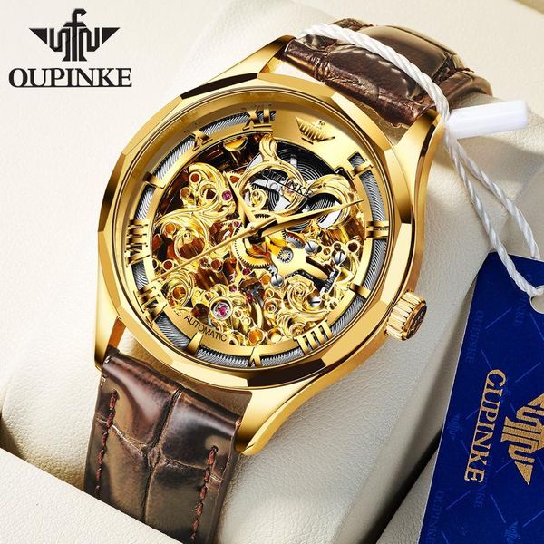 wristwatches oupinke watch men mechanical watches automatic for mens wrist luxury man waterproof multifunction 2021, Slivery;brown
wristwatches oupinke watch men mechanical watches automatic for mens wrist luxury man waterproof multifunction 2021, Slivery;brown