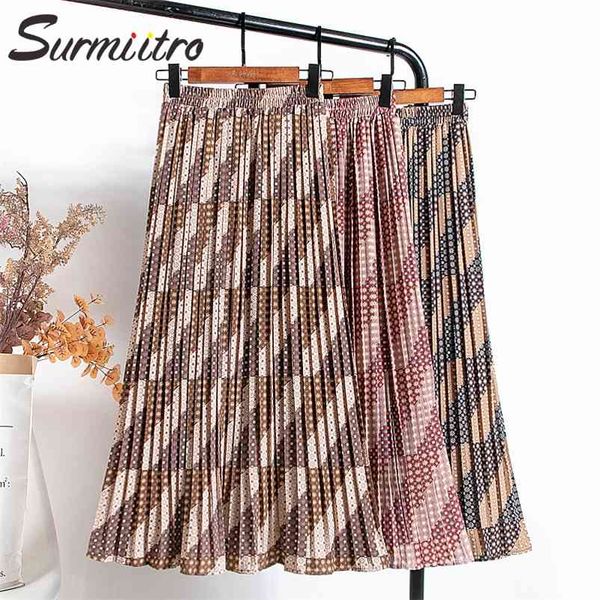 spring summer women korean style chiffon black pink print high waist midi long tulle pleated skirt female 210421
spring summer women korean style chiffon black pink print high waist midi long tulle pleated skirt female 210421