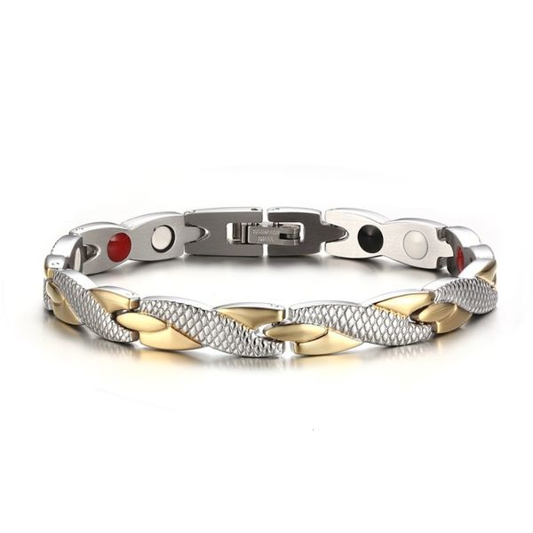 bracelet selling bracelet korean titanium steel bracelet stainless single row magnet germanium jewelry, Golden;silver
bracelet selling bracelet korean titanium steel bracelet stainless single row magnet germanium jewelry, Golden;silver