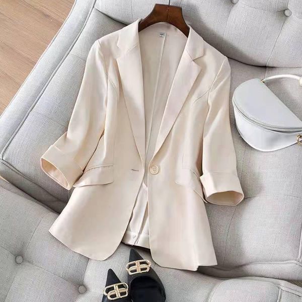 women's suits & blazers selling spring summer jacket 2021 chic ol slim blazer femme elegant single button blue black office suit, White;black
women's suits & blazers selling spring summer jacket 2021 chic ol slim blazer femme elegant single button blue black office suit, White;black