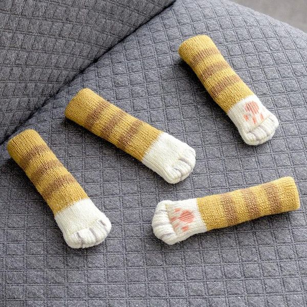 4pcs/set chair leg caps table covers knitted layer foot sleeves protector floor furniture cover
4pcs/set chair leg caps table covers knitted layer foot sleeves protector floor furniture cover
