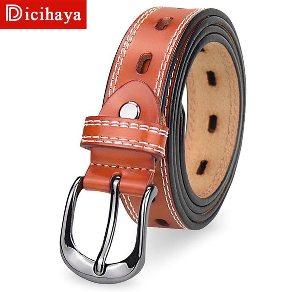 belts dicihaya women fashion genuine leather hole pin buckle waist belt for jeans metal punk luxury cowhide style decor, Black;brown
belts dicihaya women fashion genuine leather hole pin buckle waist belt for jeans metal punk luxury cowhide style decor, Black;brown