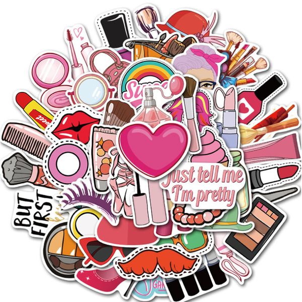 50 pcs girls cosmetics graffiti waterproof skateboard travel suitcase phone lapluggage stickers cute kids girl toys
50 pcs girls cosmetics graffiti waterproof skateboard travel suitcase phone lapluggage stickers cute kids girl toys