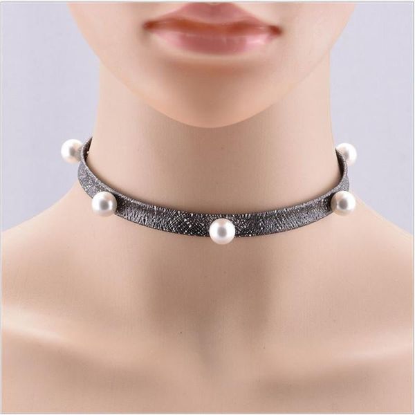 chokers fenepovida fashion pearl pendants choker necklaces for women girl beach style statement jewelry a091, Golden;silver
chokers fenepovida fashion pearl pendants choker necklaces for women girl beach style statement jewelry a091, Golden;silver