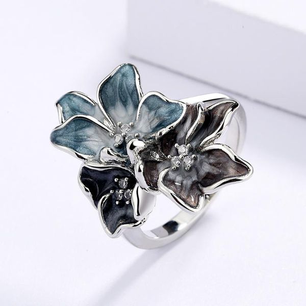 cluster rings 2021 est creative handmade epoxy enamel blue flower ring for ladies party birthday wedding jewelry gift, Golden;silver
cluster rings 2021 est creative handmade epoxy enamel blue flower ring for ladies party birthday wedding jewelry gift, Golden;silver