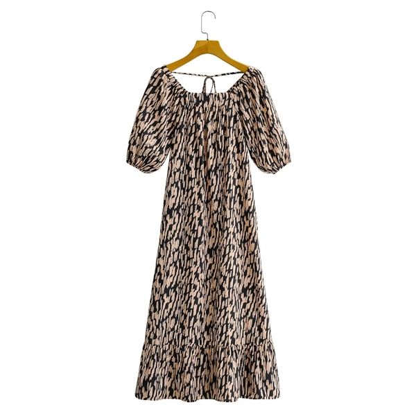 spring women vintage printing square collar midi dress female lantern sleeve clothes casual lady loose vestido d7199 210430, Black;gray
spring women vintage printing square collar midi dress female lantern sleeve clothes casual lady loose vestido d7199 210430, Black;gray