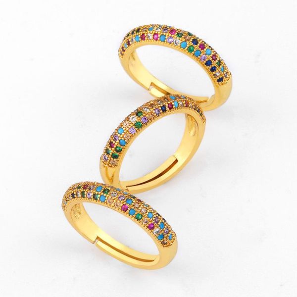 wedding rings european and american fashion multicolor cz crystal gold woman exquisite opening adjustable knuckle ring girl jewelry gift, Slivery;golden
wedding rings european and american fashion multicolor cz crystal gold woman exquisite opening adjustable knuckle ring girl jewelry gift, Slivery;golden