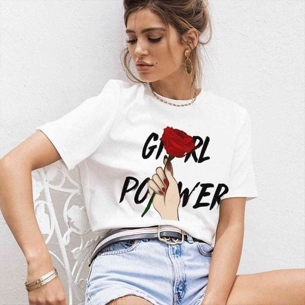girl power printed casual women t shirt short sleeve loose plus size korea graffiti female harajuku, White
girl power printed casual women t shirt short sleeve loose plus size korea graffiti female harajuku, White