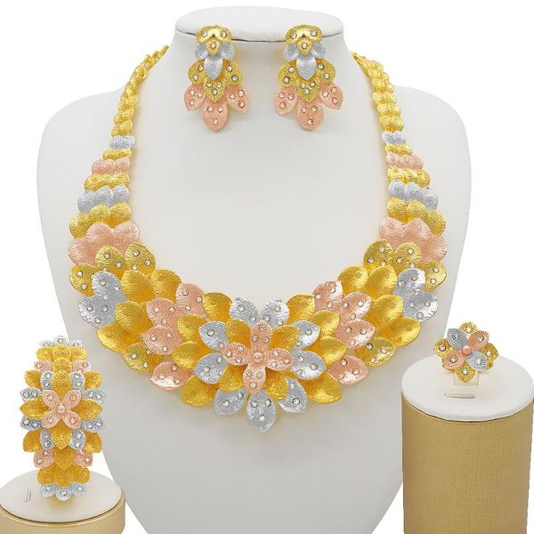 earrings & necklace luxury 4 layers smooth feather african jewelry set for women wedding dubai bridal big, Silver
earrings & necklace luxury 4 layers smooth feather african jewelry set for women wedding dubai bridal big, Silver