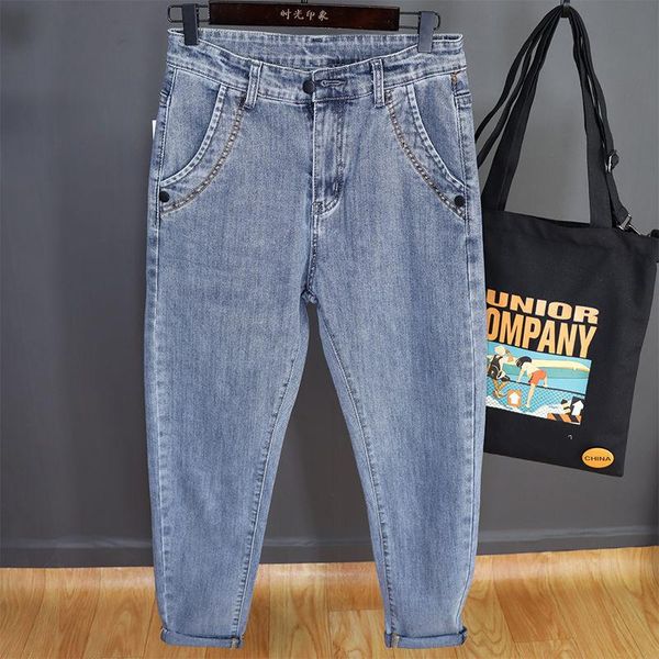 men's jeans 2021 autumn and winter korean style small feet stretch trousers trendy, handsome versatile, Blue
men's jeans 2021 autumn and winter korean style small feet stretch trousers trendy, handsome versatile, Blue