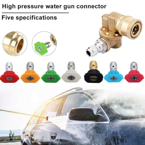 durable spray nozzle tips power washer replaceable quick connecting high pressure brass pivoting coupler car 1/4inch plug
durable spray nozzle tips power washer replaceable quick connecting high pressure brass pivoting coupler car 1/4inch plug