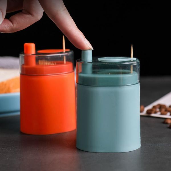storage bottles & jars 1pcs creative automatic -up toothpick holder portable container restaurant household table box
storage bottles & jars 1pcs creative automatic -up toothpick holder portable container restaurant household table box