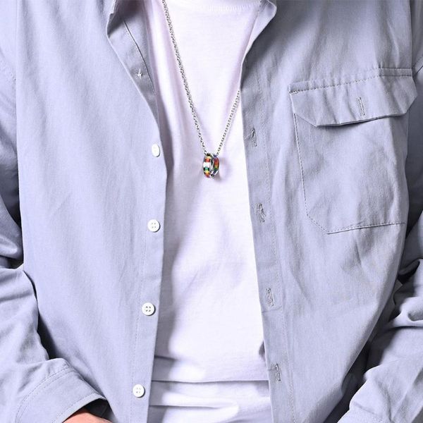 love pride gay lesbian flag pendant rainbow double rings lovers necklack x7ya necklaces, Silver
love pride gay lesbian flag pendant rainbow double rings lovers necklack x7ya necklaces, Silver