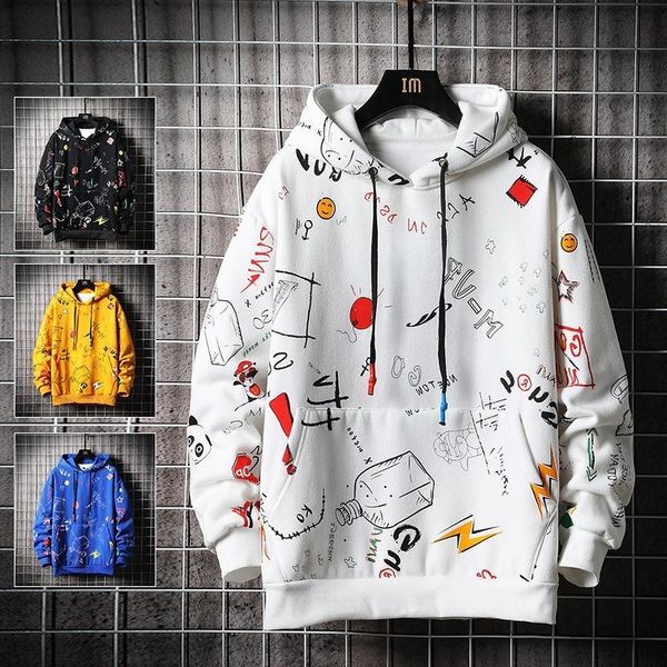 men's hoodies & sweatshirts net 2021 spring versatile printed sweater loose version trend casual hooded jacket, Black
men's hoodies & sweatshirts net 2021 spring versatile printed sweater loose version trend casual hooded jacket, Black