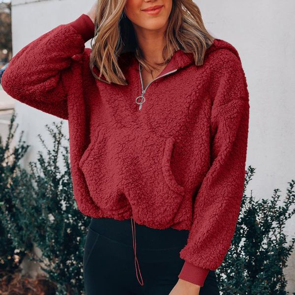 women's hoodies & sweatshirts women long sleeve sherpa fleece casual zip up fuzzy coat pullover sweatshirt hoodie with pockets crop, Black
women's hoodies & sweatshirts women long sleeve sherpa fleece casual zip up fuzzy coat pullover sweatshirt hoodie with pockets crop, Black