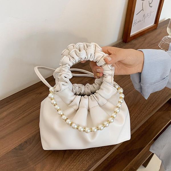 evening bags simple pu leather crossbody for women 2021 summer pleated clouds shoulder bag pearl handbags luxury travel small tote
evening bags simple pu leather crossbody for women 2021 summer pleated clouds shoulder bag pearl handbags luxury travel small tote