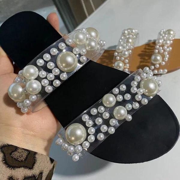 slippers flat bottom sandals 2021summer women bohemian pearl outdoor no-slip beach ladies open toe crystal, Black
slippers flat bottom sandals 2021summer women bohemian pearl outdoor no-slip beach ladies open toe crystal, Black