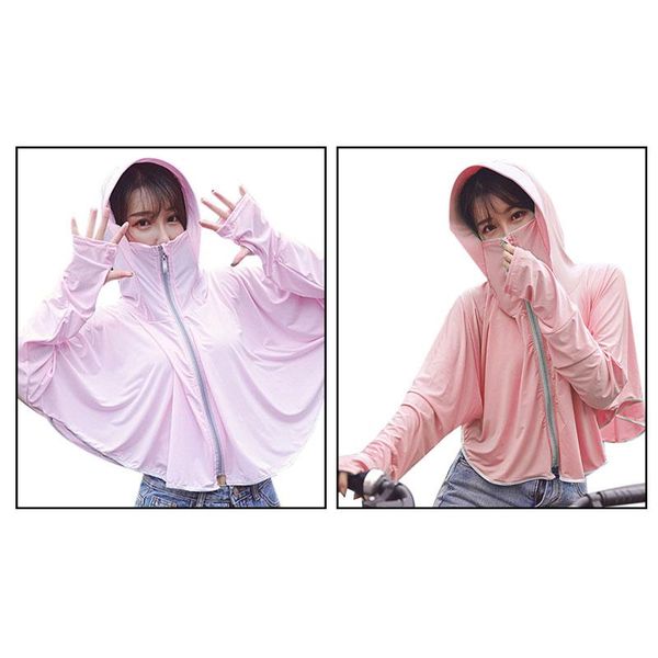 women's jackets cardigan long-sleeve sunsn jacket outdoor riding hooded shawl breathable ice silk clothing, Black;brown
women's jackets cardigan long-sleeve sunsn jacket outdoor riding hooded shawl breathable ice silk clothing, Black;brown