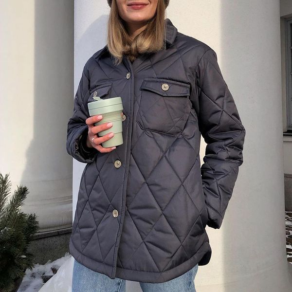 casual front buttons parkas women fashion turn down collar coats women elegant pockets cotton jackets female ladies, Black
casual front buttons parkas women fashion turn down collar coats women elegant pockets cotton jackets female ladies, Black