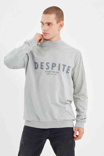 trendyol men 's regular fit long sleeve half turtleneck printed sweatshirts tmnaw22sw1138 g1214, Black
trendyol men 's regular fit long sleeve half turtleneck printed sweatshirts tmnaw22sw1138 g1214, Black