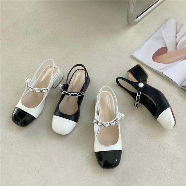sandals shoes mary jane block heels med straps soft espadrilles platform round toe shallow mouth slip-on loafers summer women's, Black
sandals shoes mary jane block heels med straps soft espadrilles platform round toe shallow mouth slip-on loafers summer women's, Black