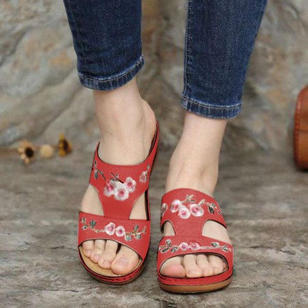 slippers louluen womens sandals all-match wedge heel flower shoes hollow casual beach outdoor sandalias mujer, Black
slippers louluen womens sandals all-match wedge heel flower shoes hollow casual beach outdoor sandalias mujer, Black