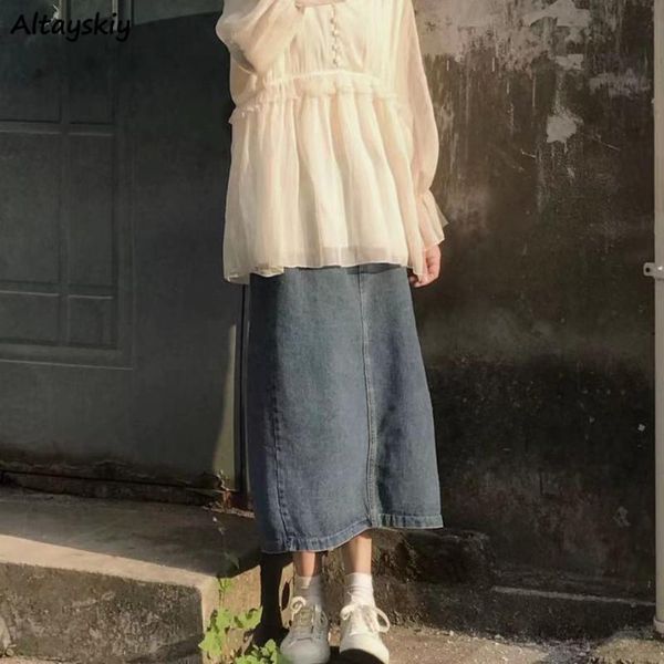 skirts women denim vintage mid-calf empire split all-match soft summer loose college female fashion harajuku korean daily lovely, Black
skirts women denim vintage mid-calf empire split all-match soft summer loose college female fashion harajuku korean daily lovely, Black