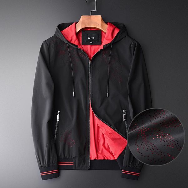 men's jackets light hooded jacket autumn laser perforated flower pattern fashion casual top, Black;brown
men's jackets light hooded jacket autumn laser perforated flower pattern fashion casual top, Black;brown