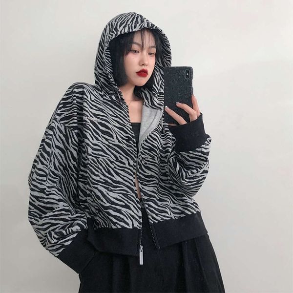 women's hoodies & sweatshirts hoodie super fire cec sweater spring and autumn thin korean ins fashion lazy style bf loose zebra short h, Black
women's hoodies & sweatshirts hoodie super fire cec sweater spring and autumn thin korean ins fashion lazy style bf loose zebra short h, Black