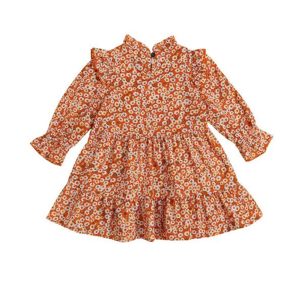 girl's dresses little kids baby girls floral print dress, cute long sleeve ruffle collar loose a-line dress 2-7y, Red;yellow
girl's dresses little kids baby girls floral print dress, cute long sleeve ruffle collar loose a-line dress 2-7y, Red;yellow