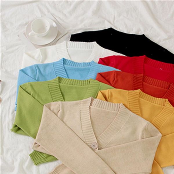 womens sweater cropped cardigan sweaters female black white short v neck single breasted woman knitted pz3230, White;black
womens sweater cropped cardigan sweaters female black white short v neck single breasted woman knitted pz3230, White;black