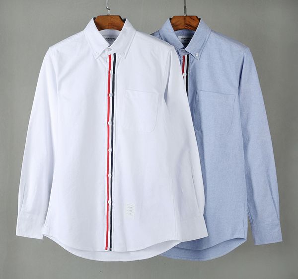 shirt Fashion TB THOM Brand Shirts Men Slim Long Sleeve Casual Shirt Turn Down Collar Oxford Middle ribbon Solid Men's Clothing, White;black
shirt Fashion TB THOM Brand Shirts Men Slim Long Sleeve Casual Shirt Turn Down Collar Oxford Middle ribbon Solid Men's Clothing, White;black