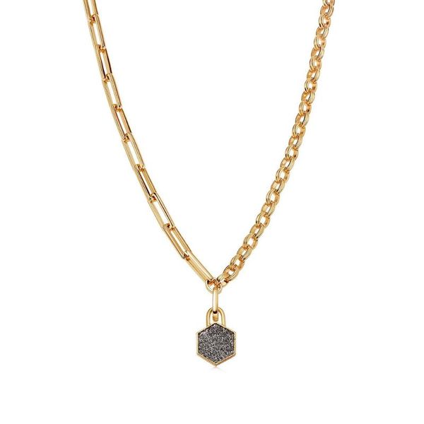 foreign trade amazon hexagonal lock necklace ladies clavicle chain 2021 ins online celebrity pendant necklaces, Silver
foreign trade amazon hexagonal lock necklace ladies clavicle chain 2021 ins online celebrity pendant necklaces, Silver