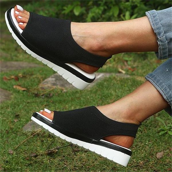 women's fashion daily leisure summer sandals elastic net solid low heel flat fishmouth classic open toe shoes yx252, Black
women's fashion daily leisure summer sandals elastic net solid low heel flat fishmouth classic open toe shoes yx252, Black