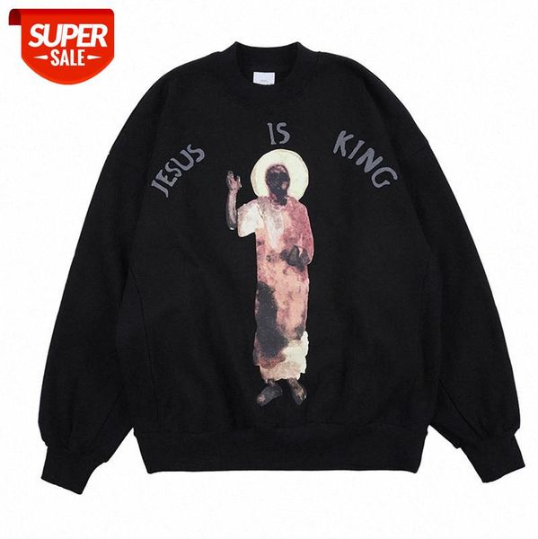 street fashion jesus print sweater hip hop high oversize rock portrait pullover men #0a0m, Black
street fashion jesus print sweater hip hop high oversize rock portrait pullover men #0a0m, Black