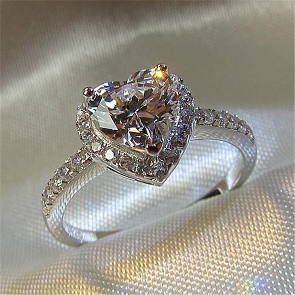 cluster rings simple wedding for women 100% 925 silver heart colorful 6mm cubic zirconia romantic ring engagement bridal fashion jewelry, Golden;silver
cluster rings simple wedding for women 100% 925 silver heart colorful 6mm cubic zirconia romantic ring engagement bridal fashion jewelry, Golden;silver