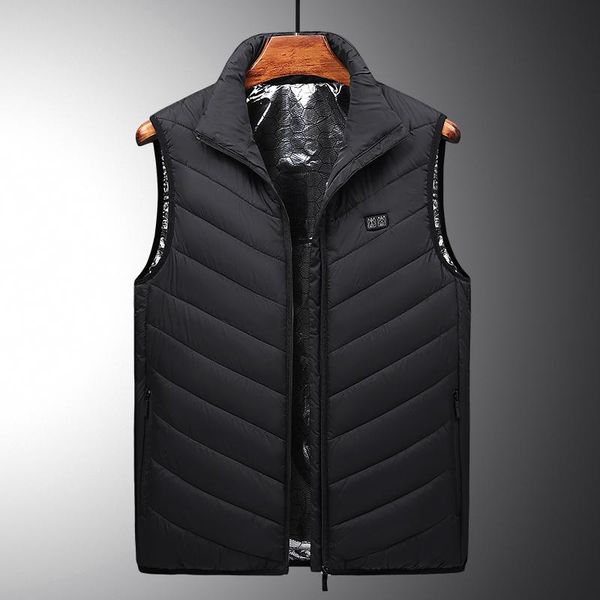 men's vests intelligent heating cotton vest and women's charging clothes warm cold resistant electric, Black;white
men's vests intelligent heating cotton vest and women's charging clothes warm cold resistant electric, Black;white