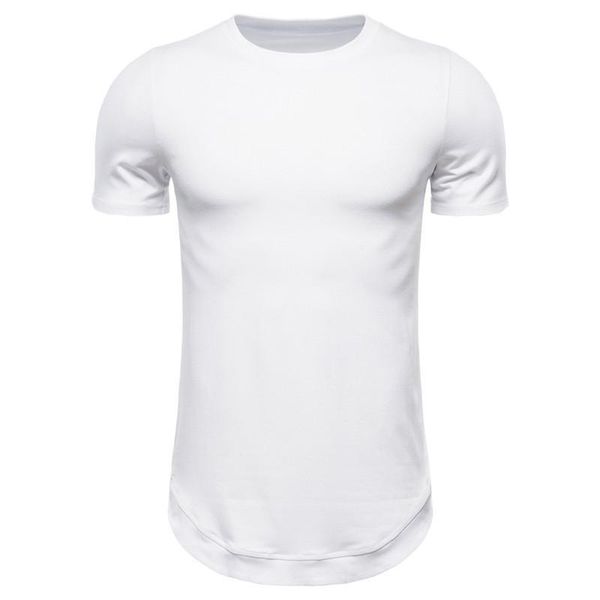tshirt streetwear hipster extra men solid color slim fit long line tee shirt homme short sleeve casual t shirt, White;black
tshirt streetwear hipster extra men solid color slim fit long line tee shirt homme short sleeve casual t shirt, White;black