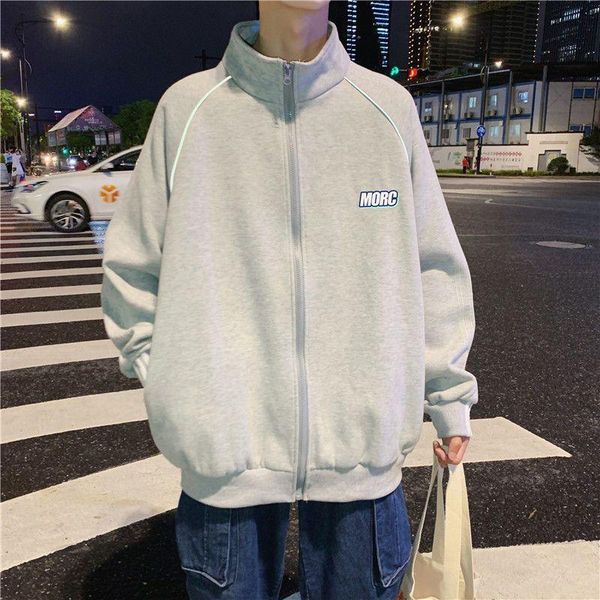 men's jackets spring autumn plus velvet jacket korean cardigan sweatshirt hong kong style sports baseball uniform, Black;brown
men's jackets spring autumn plus velvet jacket korean cardigan sweatshirt hong kong style sports baseball uniform, Black;brown