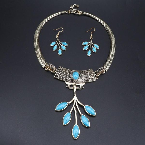 earrings & necklace oeoeos fashion jewelry set vintage antique gold leaves shaped pendant earring for women sets, Silver
earrings & necklace oeoeos fashion jewelry set vintage antique gold leaves shaped pendant earring for women sets, Silver