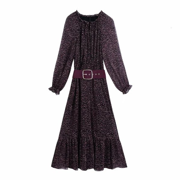 dresses women with belted printed sleeves v-neck ruffled hem midi vintage elegant chic long woman, Black;gray
dresses women with belted printed sleeves v-neck ruffled hem midi vintage elegant chic long woman, Black;gray