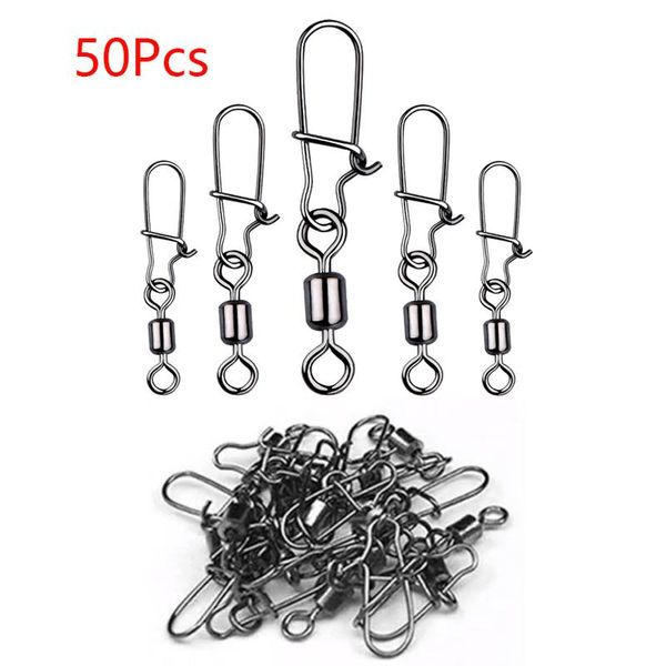 fishing accessories connector pin bearing rolling swivel stainless steel snap fishhook lure swivels tackle hook remover hooks
fishing accessories connector pin bearing rolling swivel stainless steel snap fishhook lure swivels tackle hook remover hooks