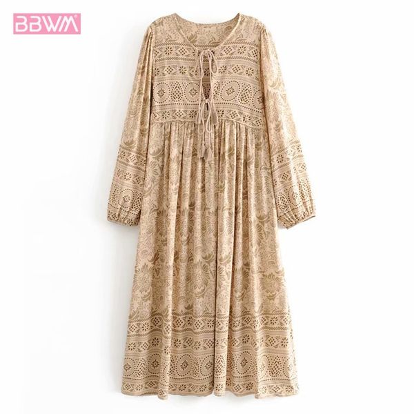 national style summer women's clothing long-sleeved slim tie tassel positioning printing holiday female dresses 210507, Black;gray
national style summer women's clothing long-sleeved slim tie tassel positioning printing holiday female dresses 210507, Black;gray