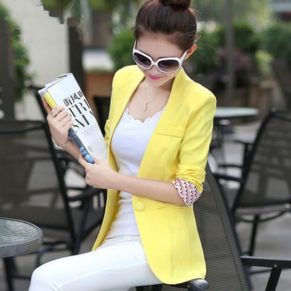 women's suits & blazers 2021 lady suit korean version spring autumn leisure single button 3 quarter sleeve dot cuff patchwork blazer ja, White;black
women's suits & blazers 2021 lady suit korean version spring autumn leisure single button 3 quarter sleeve dot cuff patchwork blazer ja, White;black